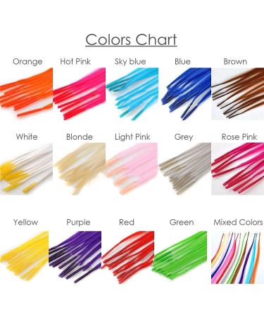 Microlink Hair Extensions Kit - 21 Synthetic I-Tip Keratin Fusion Hairpieces | 90-100 Strands Multi-Colored with Tools - Buy Online on GoSupps.com
