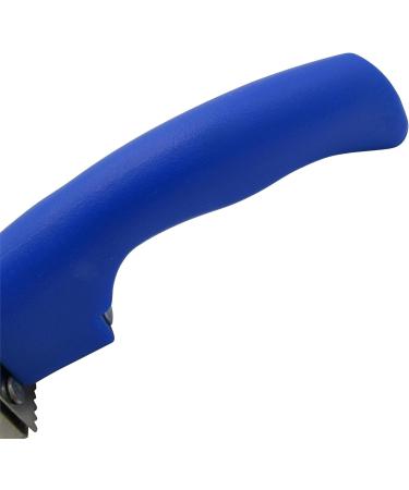 SecureFix Direct Spiral Curry Comb Horse (Brush Pets Equestrain Metal Grooming Shredding Blue) - Buy Online on GoSupps.com