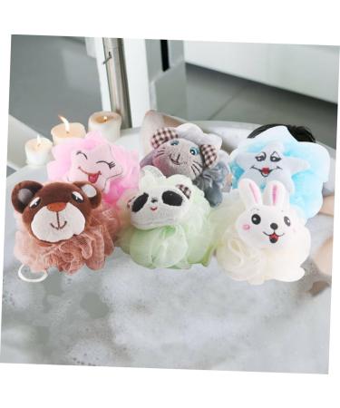 FOMIYES 6pcs Exfoliating Bath Sponges & Loofah Set - Perfect for Skin Care & Relaxation | International Shipping Available - Buy Online on GoSupps.com