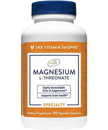 The Vitamin Shoppe Magnesium - Muscle Relaxation Bone Health & Energy Production Support Daily Mineral (90 Vegetable Capsules) - Buy Online on GoSupps.com