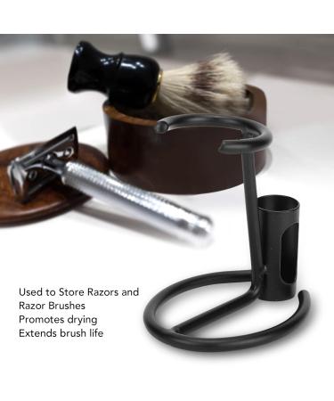 Premium Shaving Brush Stand Holder | Weighted Alloy Razor Holder | Essential Men's Shaving Accessories - Buy Online on GoSupps.com