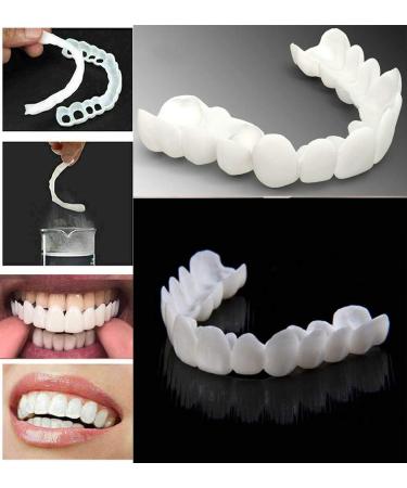 JMBK 3 Pairs Fake Teeth - Veneer Teeth for a Perfect Smile | Snap-In Dental Veneers for All - International Shipping Available - Buy Online on GoSupps.com