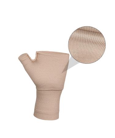 Buy Fingerless Gloves - 2 Pairs Pressure Wrist Support for Carpal Tunnel Tendonitis & Rheumatoid Arthritis | Comfortable Spandex Sports Brace - Buy Online on GoSupps.com