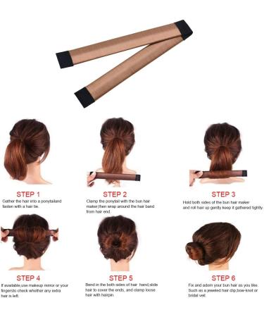 URAQT 26 Pcs Hair Styling Kit Set - Bun Maker, Braid Tool, Twist Accessories for DIY Hair Styles - Black Magic Hair Styling for Girls/Women - Buy Online on GoSupps.com