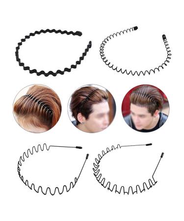 LOVINSHOW 10 Pcs Metal Headbands - Fashionable Unisex Black Hair Bands for Home, Outdoor, Sports & Yoga - Buy Online on GoSupps.com