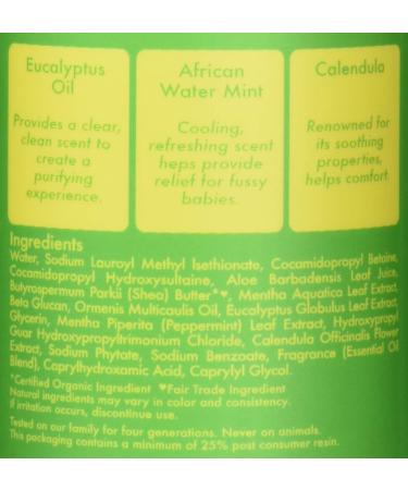 Shea Moisture Eucalyptus & African Water Mint Baby Breathe Free Wash & Bubble Bath 13 Ounce - Soothing Formula for Gentle Cleansing - Buy Online on GoSupps.com