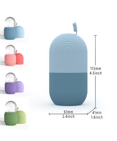 Buy Ice Roller for Face - De-Puff Eye Bags & Relieve Migraine Pain | Reusable Silicone Facial Massager | Perfect Gift for Her - Buy Online on GoSupps.com