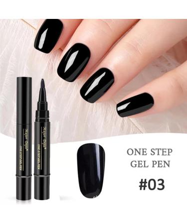 Graffiti Pens Nail Gel Polish Painting Not Easy to Fade - Tools Gel Nail Polish Quick Dry Fine Tip Nail for Nail Decor Makeup Kagrote Bedr123-3 - Buy Online on GoSupps.com