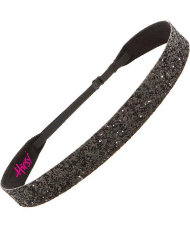 Hipsy Adjustable No Slip Wide Bling Glitter Headband 3-Pack - Black for Women, Girls & Teens - Buy Online on GoSupps.com