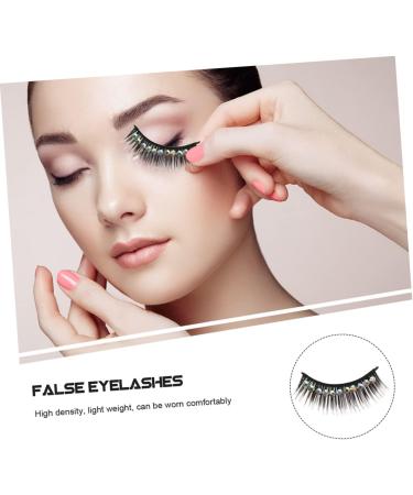 Beaupretty Long Fake Lash Eyelashes Pairs diamond false eyelashes cosplay eyelash performance eyelash rhinestone women eyelash natural false eyelashes eyelash core chemical fiber Cosplay - Buy Online on GoSupps.com