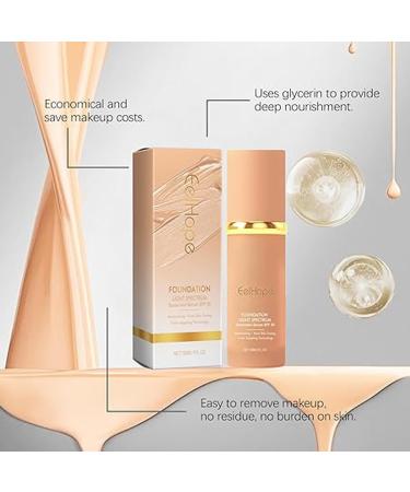 4 In 1 Foundation Liquid- Hydrating Medium Full Coverage Concealer with SPF 50+ Forever Bloom Biomimic Foundation 4 In 1 - Light Spectrum Forever Bloom Biomimic Foundation liquid Foundation 2pc - Buy Online on GoSupps.com