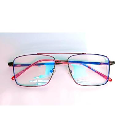 Qtron Blue Light Blocking Glasses for Men & Women - Anti Glare Round Eyewear for UV Protection from Screens - Buy Online on GoSupps.com