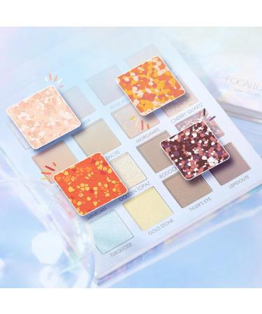 miduoidn New Sunrise Eye Shadow Palette Natural Ingredients High-end Texture Last All Day Waterproof Eye Makeup Odorless - Buy Online on GoSupps.com