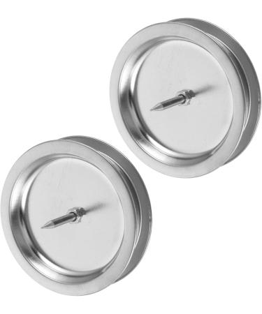 Beavorty Moxa Stick Burner Holder - Stainless Steel Metal Plate for Moxa Sticks & Incense Tablets - 2 Piece Set - Buy Online on GoSupps.com