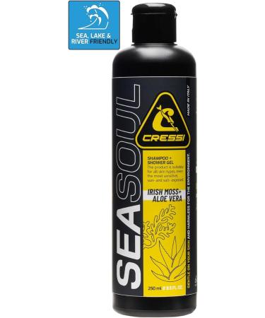  CRESSI CRESSI Seal Soul Shampoo + shower gel special shampoo gel for seawater lakes and rivers ideal for hair and skin 250 ml 1er Pack - Buy Online on GoSupps.com