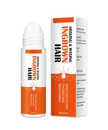 Fashion Base ingrown hair treatment - Razor Bump and Ingrown Hairs Serum - Soothing Ingrow Solution - Ingrown Hair Reduction - After Shave Solution Roll-On for Ingrown Hairs