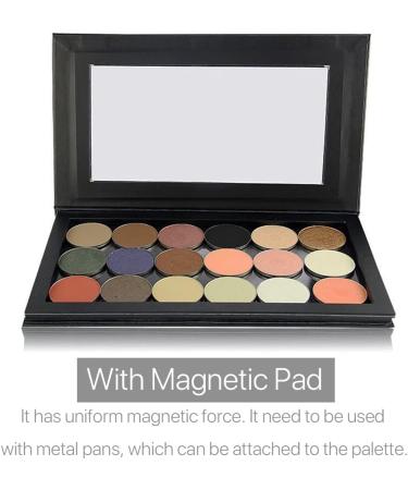 Empty Magnetic Palette Makeup Storage Tool for Eyeshadow Powder Highlighter Keeps Pans Safe Travel Portable(Black) - Buy Online on GoSupps.com