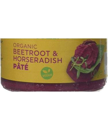 Bonsan Organic Beetroot & Horseradish Pate 130g - Delicious Vegan Spread - Buy Online on GoSupps.com