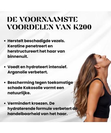 Aloha Labs K200 Repairing Hair Mask with Hydrolyzed Keratin Argan Oil Hyaluronic Acid and Panthenol Protects Nourishes and Repairs Intensive Nutrition 200 ml - Buy Online on GoSupps.com