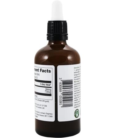 Ormus with 24K Gold 3.4 Fl Oz - 100 ml | Concentrated Orme | Atomic Minerals | Third-Party Tested | Heiltropfen  - Buy Online on GoSupps.com
