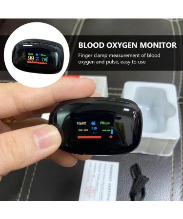 Milist Mini Finger Pulse Oximeter - Portable ABS Oxygen Saturation Monitor with Clip for Accurate Blood Oxygen Measurement - Ideal for Home & Travel - Buy Online on GoSupps.com