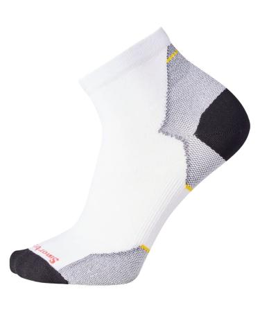 Smartwool Women's Run Zero Cushion Ankle Large White