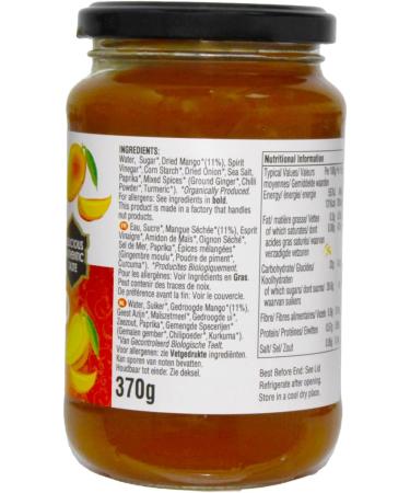 Geo Organics Mango Chutney | Organic Chutney | Family Favourite | Delicious Authentic Taste | 370G Pack of 6 370g (Pack of 6) - Buy Online on GoSupps.com