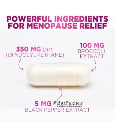 Menopause Relief: DIM Supplement for Hormone Support & Night Sweats Energy - 60 Capsules - Buy Online on GoSupps.com