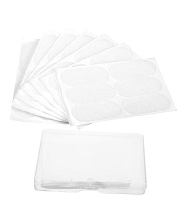 Exceart 60st Elfen-ear sticker form elves ear straps ear stickers for large ears cosmetic-ear strap women correction ear paving small face orthoses support belt patch pebblel white 3.8x1.7cm