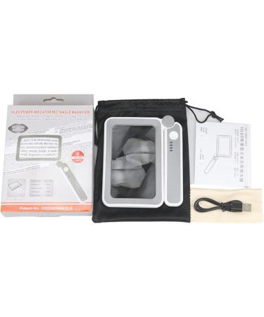 Uncles Magnifying Glass LED Illuminated Eye-Loupe Magnifier Handheld Magnifying Lens for Coin Stamps Reading Rechargeable - Buy Online on GoSupps.com