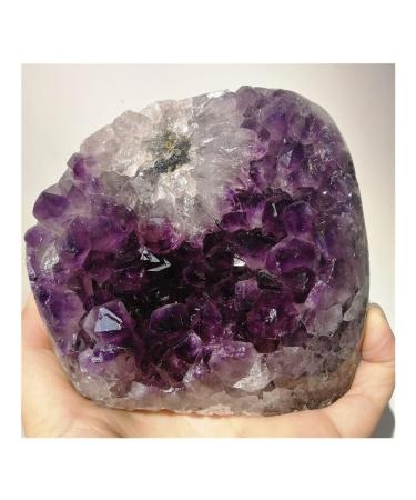 1.2kg Natural Amethyst Geode Amethyst Cluster Deep Purple Quartz Crystal Jewelry Stones