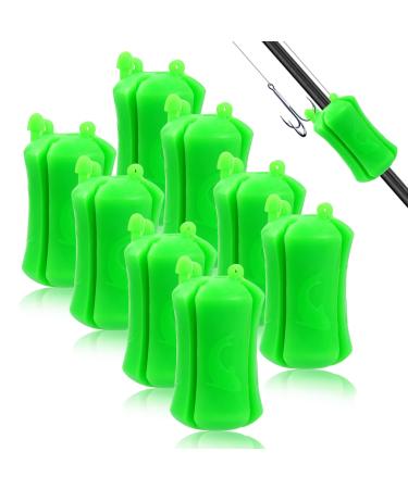 Fishing rod protection fastening 8 pieces of fishing accessories fishing rod holder tie holder fishing rod fastening rubber solid ball portable fishing rod reusable rod holder caliber 3/4/6/8 mm