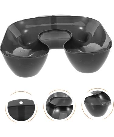 Hemobllo Plateau de Coloration Bac de Lavage de Cheveux Taille Standard Fonction Repose-nuque Usage Salon Coiffure Professionnel Plastique Noir - Buy Online on GoSupps.com