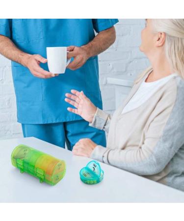 7-Day Twice a Day Pill Organizer | Weekly Pill Box for Easy Medication Management - International Shipping Available - Buy Online on GoSupps.com