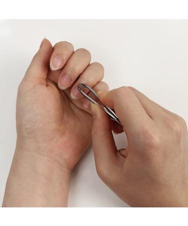 THRAU Mini Stainless Steel Cuticle Trimmer - Precise Pointed Tip Clipper for Manicure and Pedicure - Buy Online on GoSupps.com