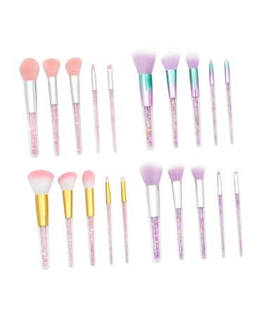 Professional 5 Set Cosmetics Brush Kit - Essential Makeup Brushes for Women | Perfect Powder Brush & More - Buy Online on GoSupps.com