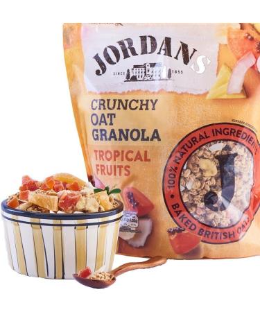 Jordans Crunchy Oat Granola with Tropical Fruits 750g - Buy Online on GoSupps.com
