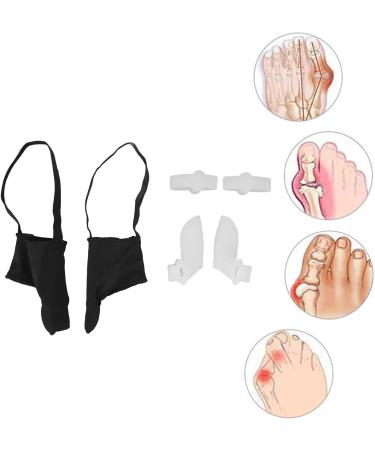 Bunion Corrector Hallux Valgus Corrector - Soft Elastic Toe Separator for Foot, Reusable Toe Hallux Valgus Corrector (L) - Buy Online on GoSupps.com