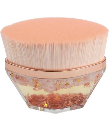 Cream Foundation Brush - Flat Top Hexagon Liquid Cream Foundation Brush | Large Foundation Blending Brush for Professionals Beginners Natural Finish Riastvy Champagne Gold Liquid-light Orange Mixed Hair-foun - Buy Online on GoSupps.com