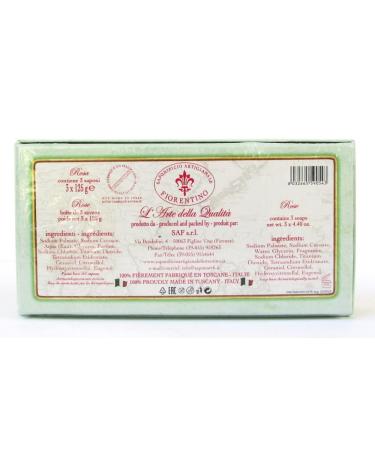 Tuscan Rose Soap Set from Italy - Luxurious Artisan Soaps for Skin | International Shipping - Buy Online on GoSupps.com