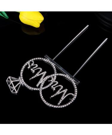 Gadpiparty Pearl Tiara Mrs Cupcake Topper Glitter Alloy Rhinestone Cake Pick for Bridal Shower Wedding Cupcake Toppers Engagement Cupcake Picks Proposal Cake Insert Silver Wedding Decor - Buy Online on GoSupps.com