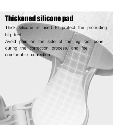 Adjustable Toe Straightener for Foot Bone Correction - Universal Design for Left and Right Feet - Thickened Silicone Pad - Ergonomic Thumb Valgus Corrector - Buy Online on GoSupps.com