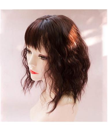 Clip-In Wavy Hair Topper for Thin Hair - 12.7 x 12.7 cm Synthetic Hair | International Shipping - Buy Online on GoSupps.com