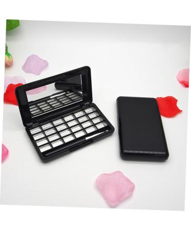 2pcs Empty 24 Color Eye Shadow Tray - Cosmetic Organizer & DIY Pallet Case for Eyeshadow & Lipstick - Buy Online on GoSupps.com