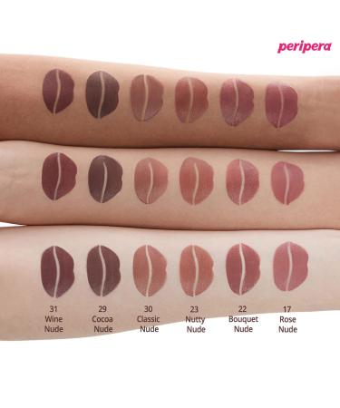 Peripera Ink the Velvet Lip Tint Liquid Lip - 030 CLASSIC NUDE (0.14 fl oz) - Buy Online on GoSupps.com