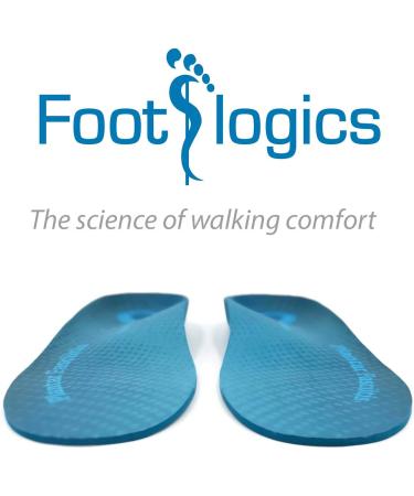 Footlogics Full-Length Orthotic Shoe Insoles XL (Men's 12-14) - Heel Pain, Spurs, Tendonitis Relief - Plantar Fasciitis Support - Pair - Buy Online on GoSupps.com