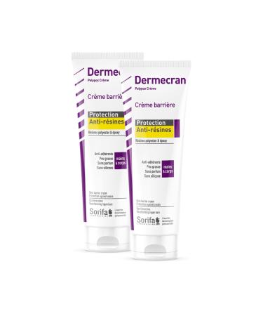 SORIFA - Pack of 2 – Dermscreen – Barrier Cream – Anti-Resin Protection – Polyester – Epoxy – Hands and Body – High Tolerance – Tube 125 ml.