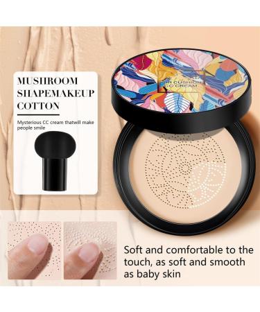 Indicativet Makeup 2024 New Mushroom Head Air Cushion CC Cream Air Cushion CC Cream Mushroom Head CC Cream Air Cushion for Women (Ivory) - Buy Online on GoSupps.com