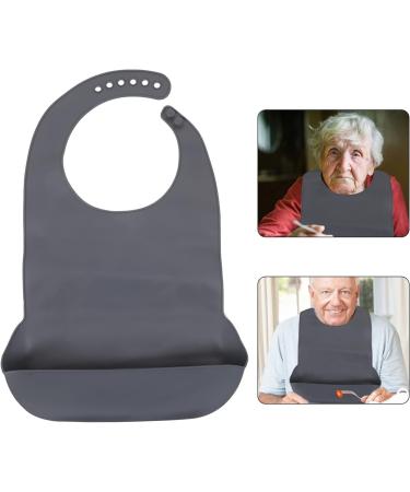 Exceart Waterproof Silicone Bibs with Collecting Bowl for Adults | Dining Protection for Seniors & Disabled Patients - Buy Online on GoSupps.com