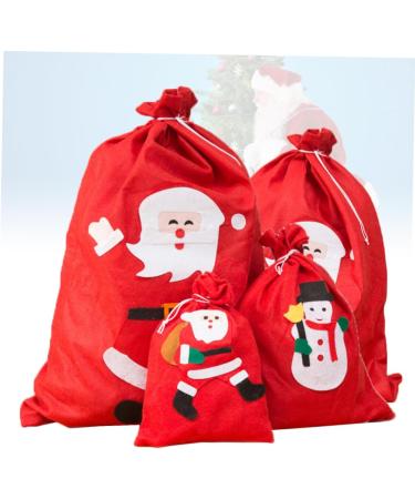 KOMBIUDA 4 1 Bags Medium Size Merry Christmas Sack Candy Bag for Christmas Oversized Child Handbag - Buy Online on GoSupps.com